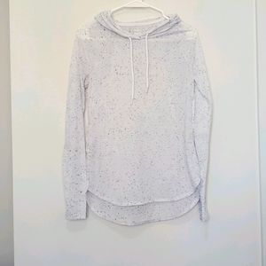 Authentic American Heritage- White Speckle Hoodie